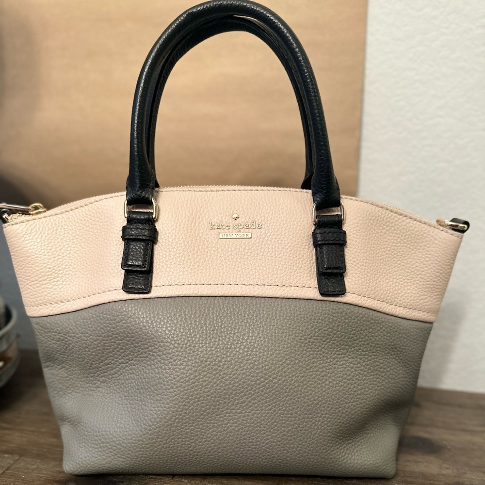 Kate Spade Satchel Purse - New York Jackson Street Small Dixon Leather Bag